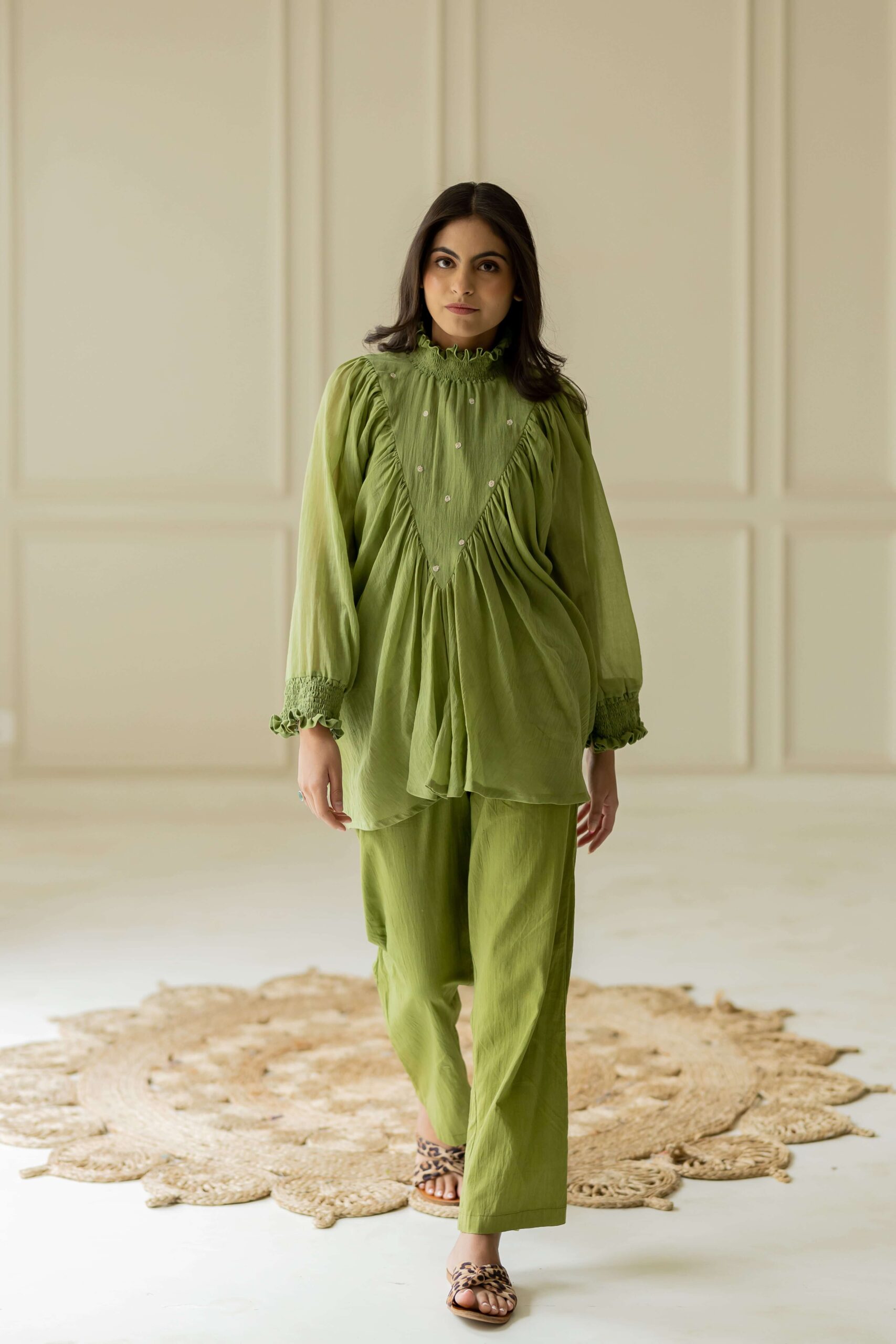 Warm Olive Co Ord Set